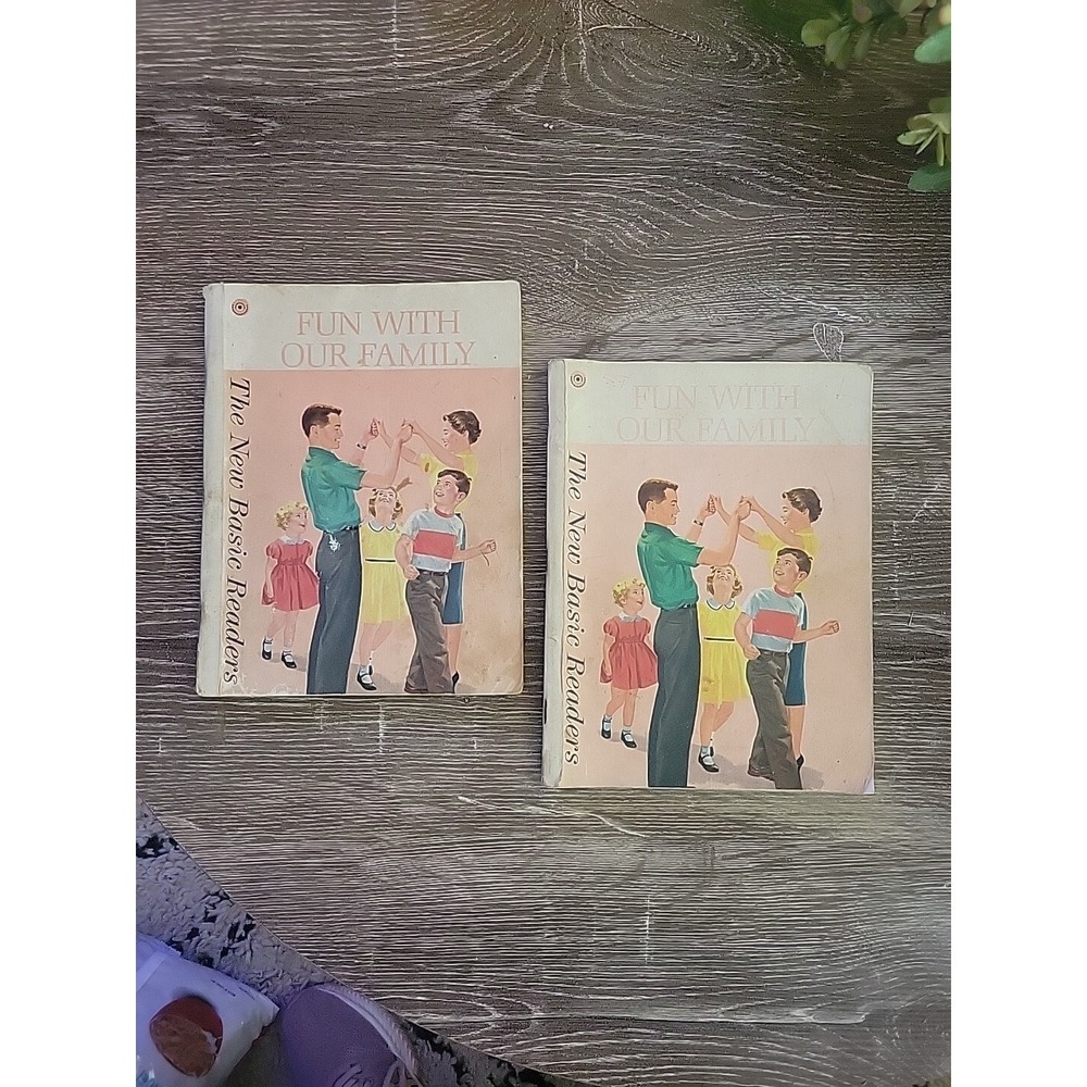 2 Dick And Jane 1962 New‎ Basic Reader Softcover Ephemera Junk Journaling